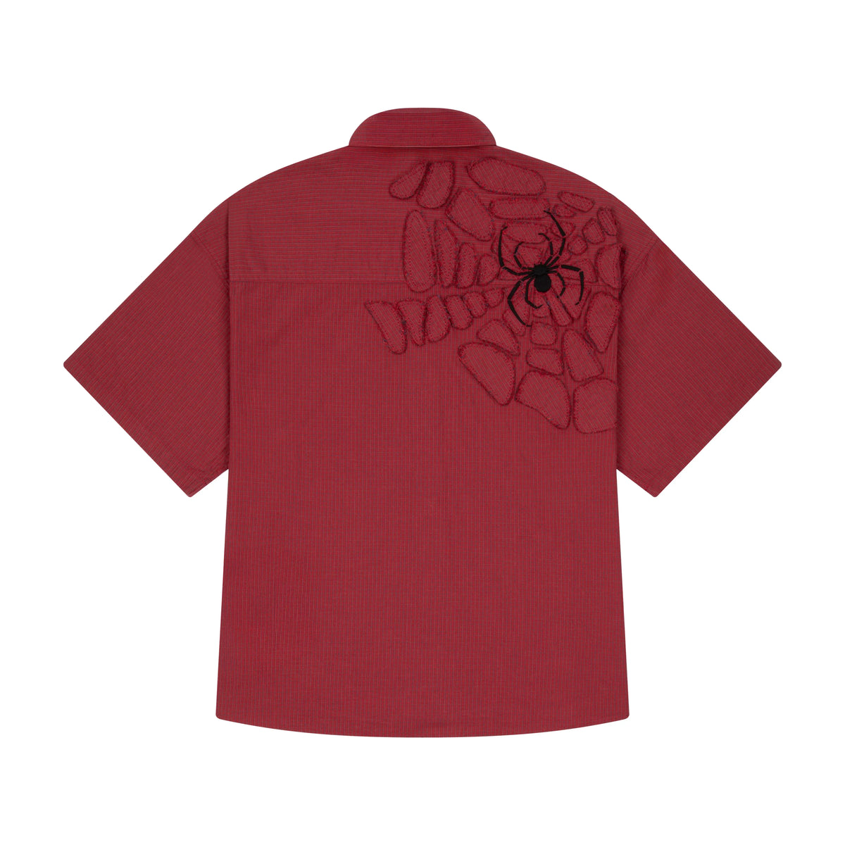 "spiderweb v2" Shirt plaid red