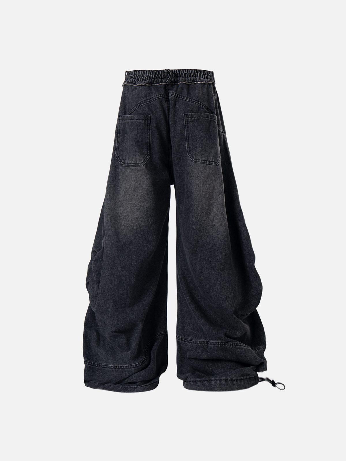 Aelfric Eden Detachable Plaid Layer Baggy Jeans