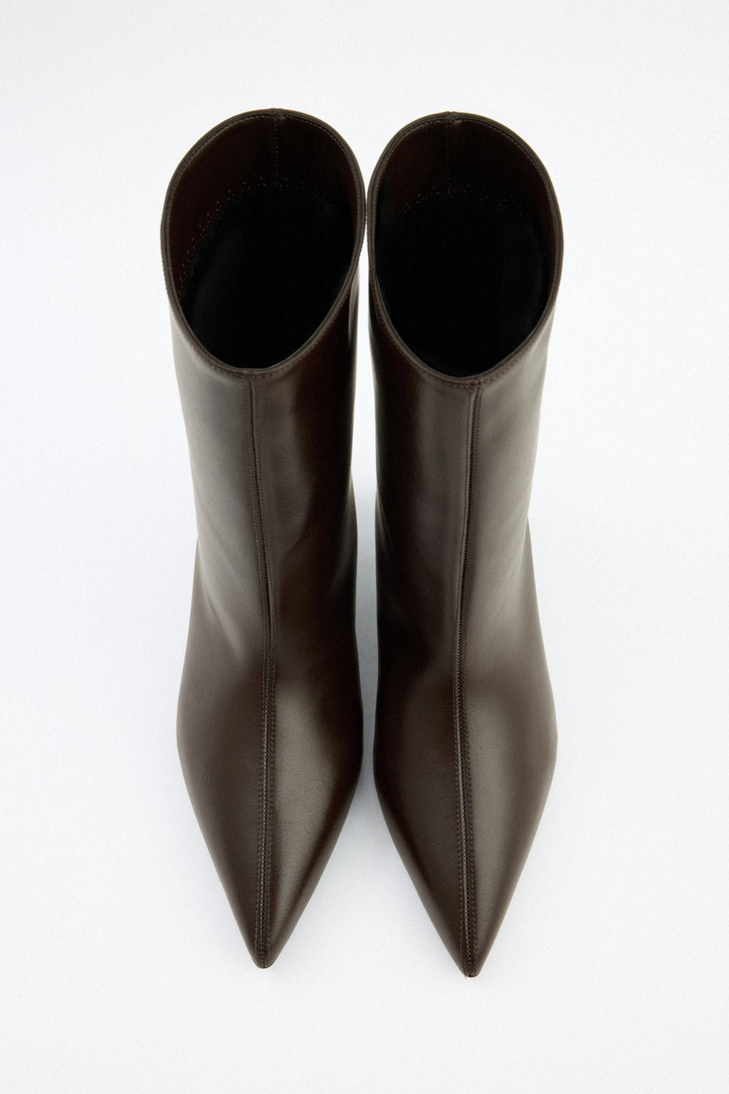 Aria Leather Ankle boots - Dark Brown