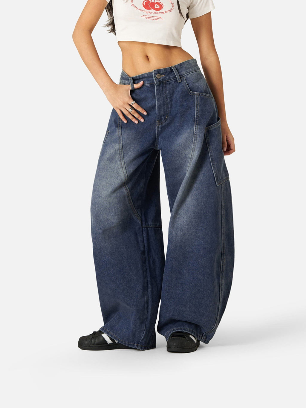 Aelfric Eden  Baggy Barrel Big Pocket Jeans